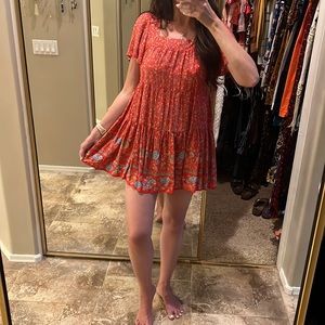 Boho mini dress